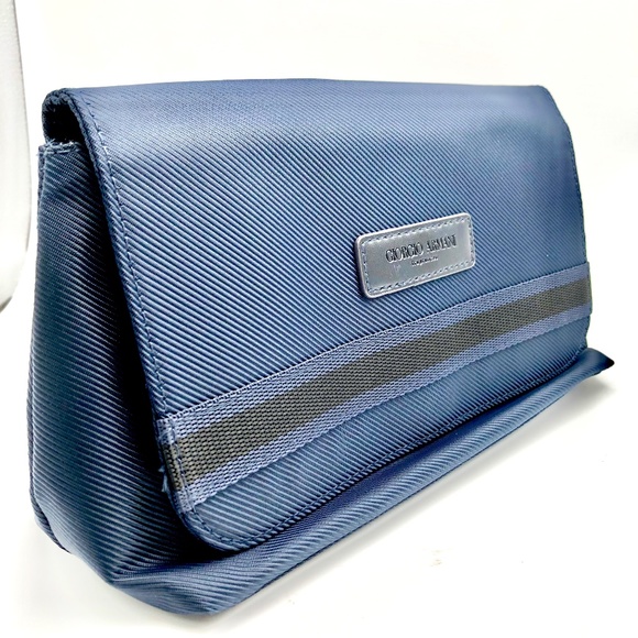 GIORGIO ARMANI Luxury Toiletry Grooming BAG POUCH NEW - Picture 2 of 8